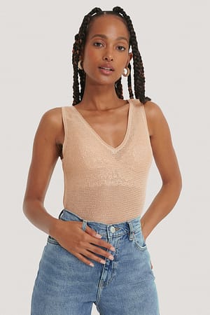 Beige Top