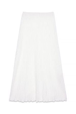 White Maxinederdel