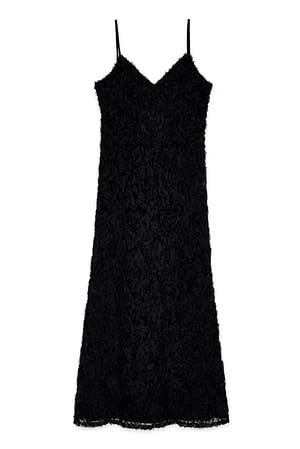 Black Maxi Slip Dress