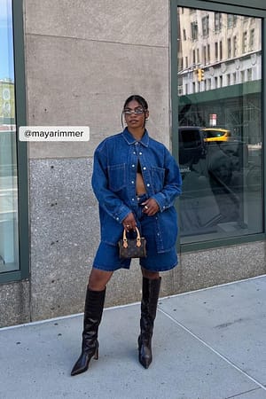 Chocolate Pointy Shaft Boots