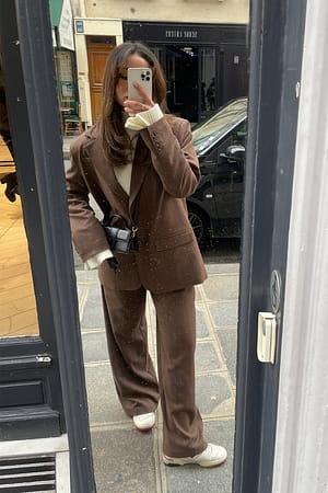 Brown Anzughose