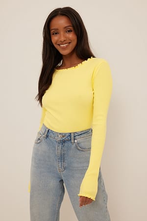 Babylock Ribbed Long Sleeve Top