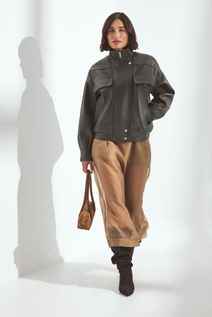 Beige Organza rok