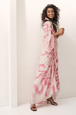 Pink Chiffon Dress
