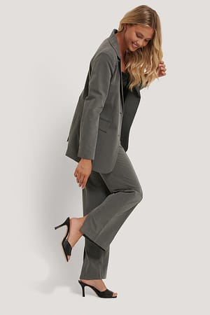 Pantalons De Costume À Fente