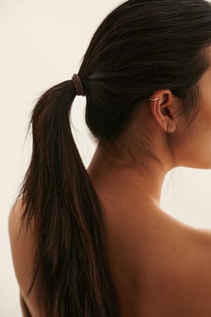 Brown Basic Hårsnodd 10-Pack