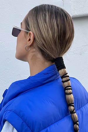 Black Basic Haarstrikjes 10-Pack