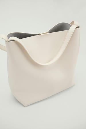 Cream Basic läderväska