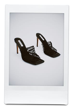 Black Cage Heels
