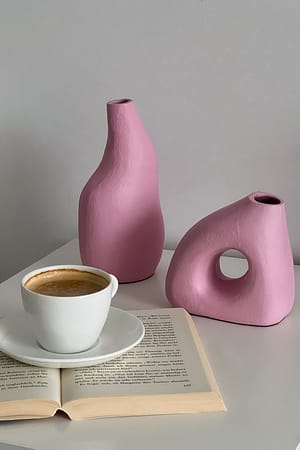 Lilac Cast Flower Vase