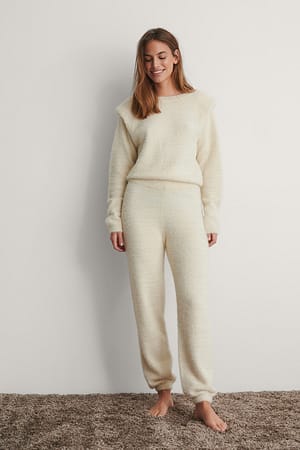 Cream Jogginghose