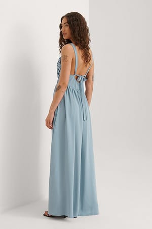 Gathered Chest Maxi Dress