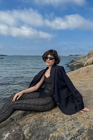 Black Kanten jumpsuit