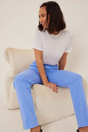 Lavender Skinny denimjeans med hög midja
