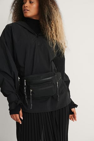 Black Hip Pack Bag