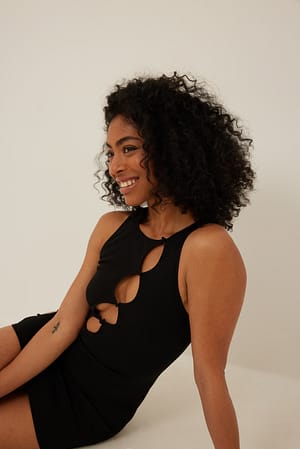 Black Mini-jurk