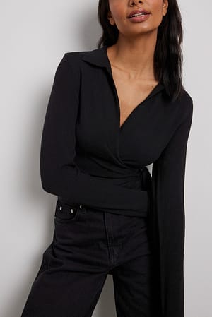 Knitted Tie Shirt