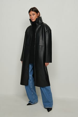 Black Lange PU-jack