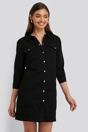Black Mini-Jurk