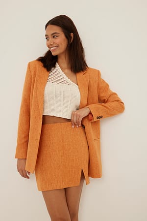 Orange Mélange minirok