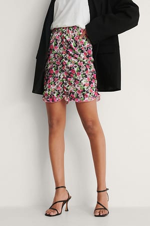 Multicolor Jupe Courte
