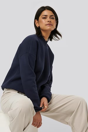 Dark Navy Sweat Basique