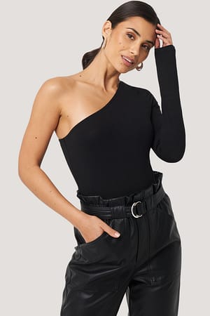 Black One Shoulder Body