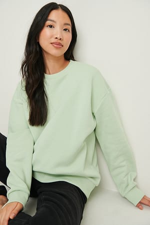Light Green Sweat surdimensionné