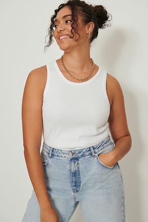 Organic Ribbed Tank