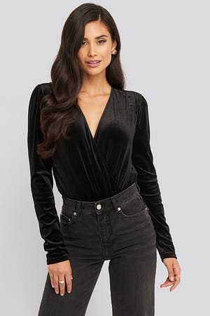 Black Fluwelen Body