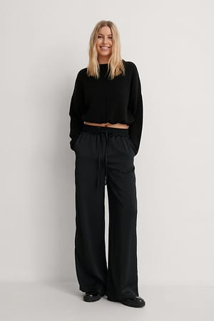 Black Palazzobyxor