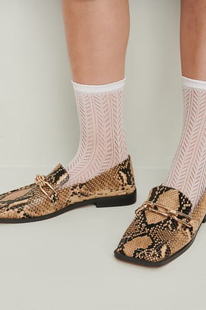 White Pointelle Socks 2-pack