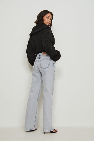 Acid Blue Relaxed Full Length Jeans