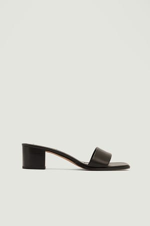 Mules Med Blockklack