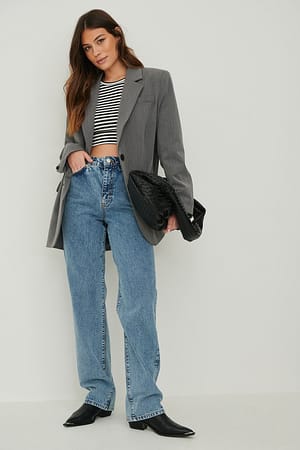 Gerade Skater-Jeans