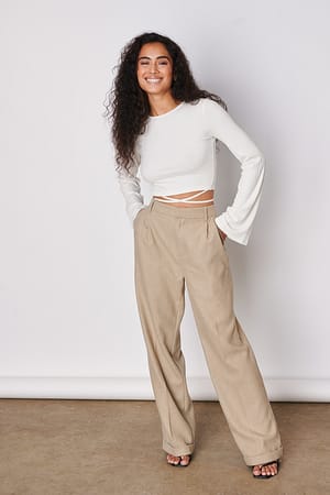 Offwhite Haut à manches longues et lanières