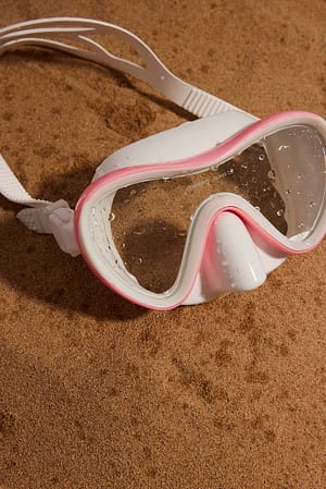 White/Pink Swim googles