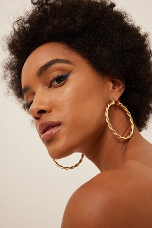 Gold Hoops-örhängen