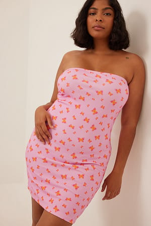 Butterfly Bandeau-mini-jurk