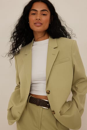 Sage Oversized-Fit Blazer