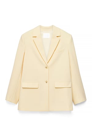 Vanilla Oversized blazer med åpen rygg