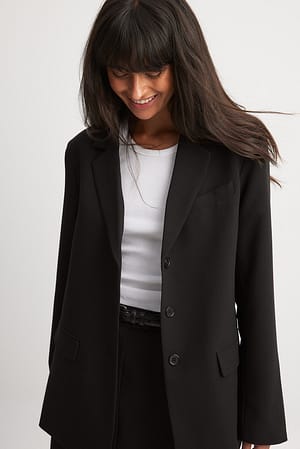 Blazer oversize de tres botones