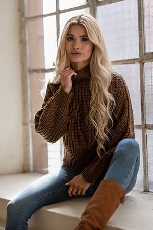 Brown Pull maille