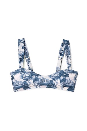 Print Bikini-Oberteil mit Print