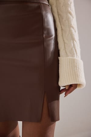PU Mini Skirt