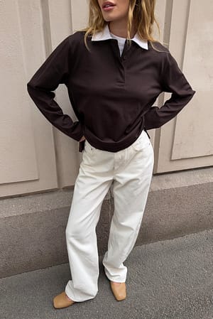 Brown Rugby Shirt