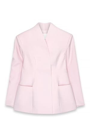Soft Pink Blazer cintré