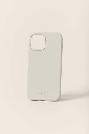 Light Grey Coque De Téléphone En Silicone