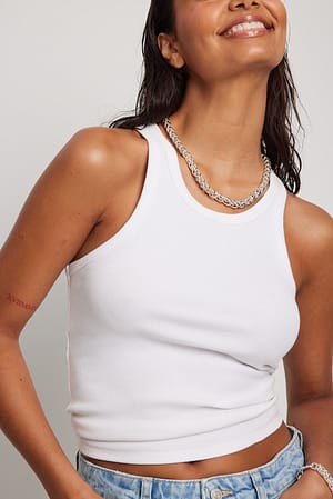 Silver Silver Plated Braided Chain