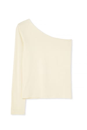 Offwhite Soft Line One Shoulder Top